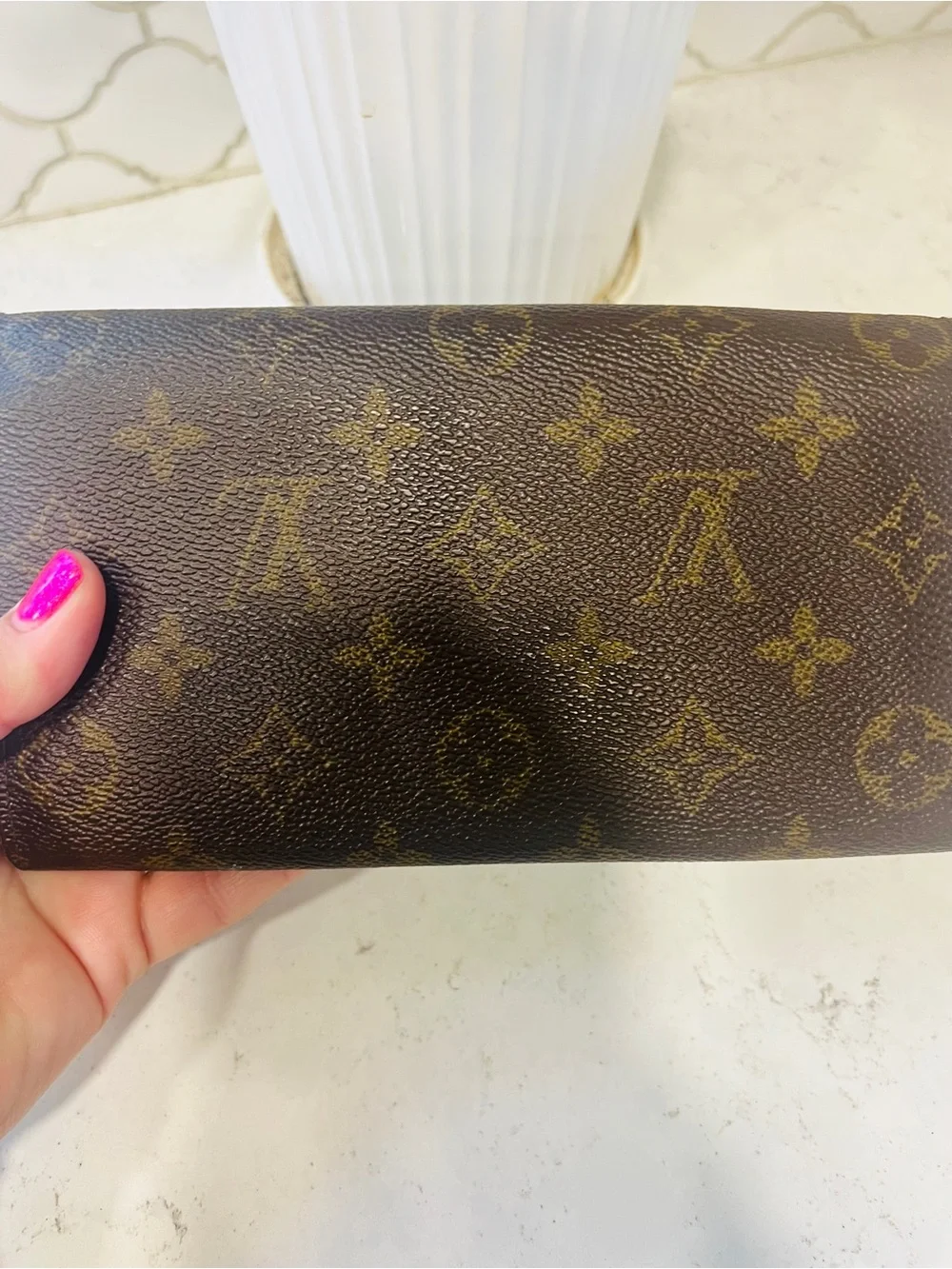 Authentic Louis Vuitton Monogram Porte Trésor International Long Wallet France